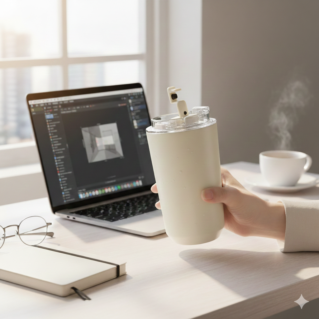 Gobelet Isotherme en Acier Inoxydable - Nacré