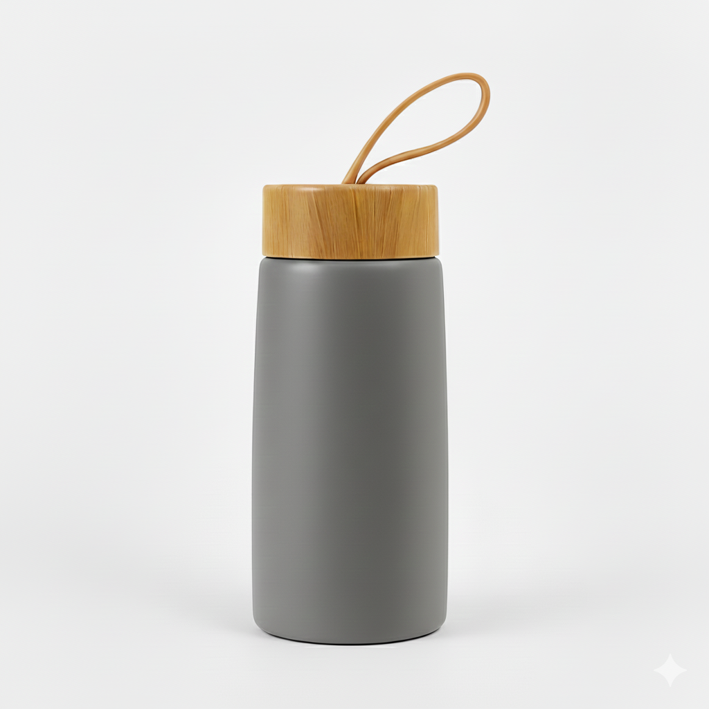 Mini Thermos Isotherme avec Couvercle Bois - Picollo
