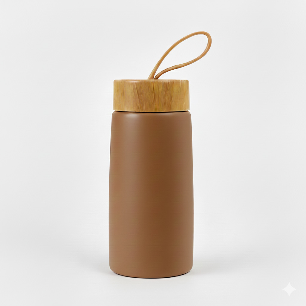 Mini Thermos Isotherme avec Couvercle Bois - Picollo
