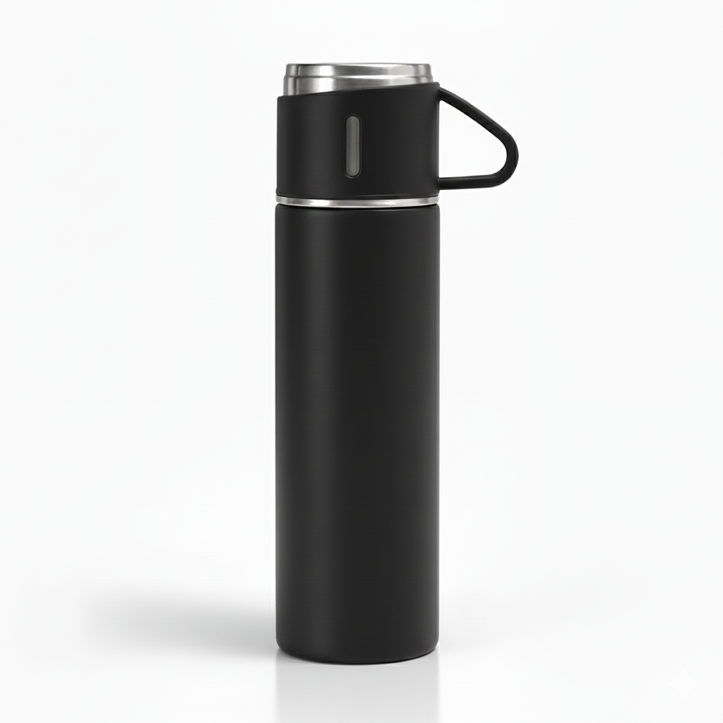 Bouteille Thermos avec Tasse Intégrée - Tissea