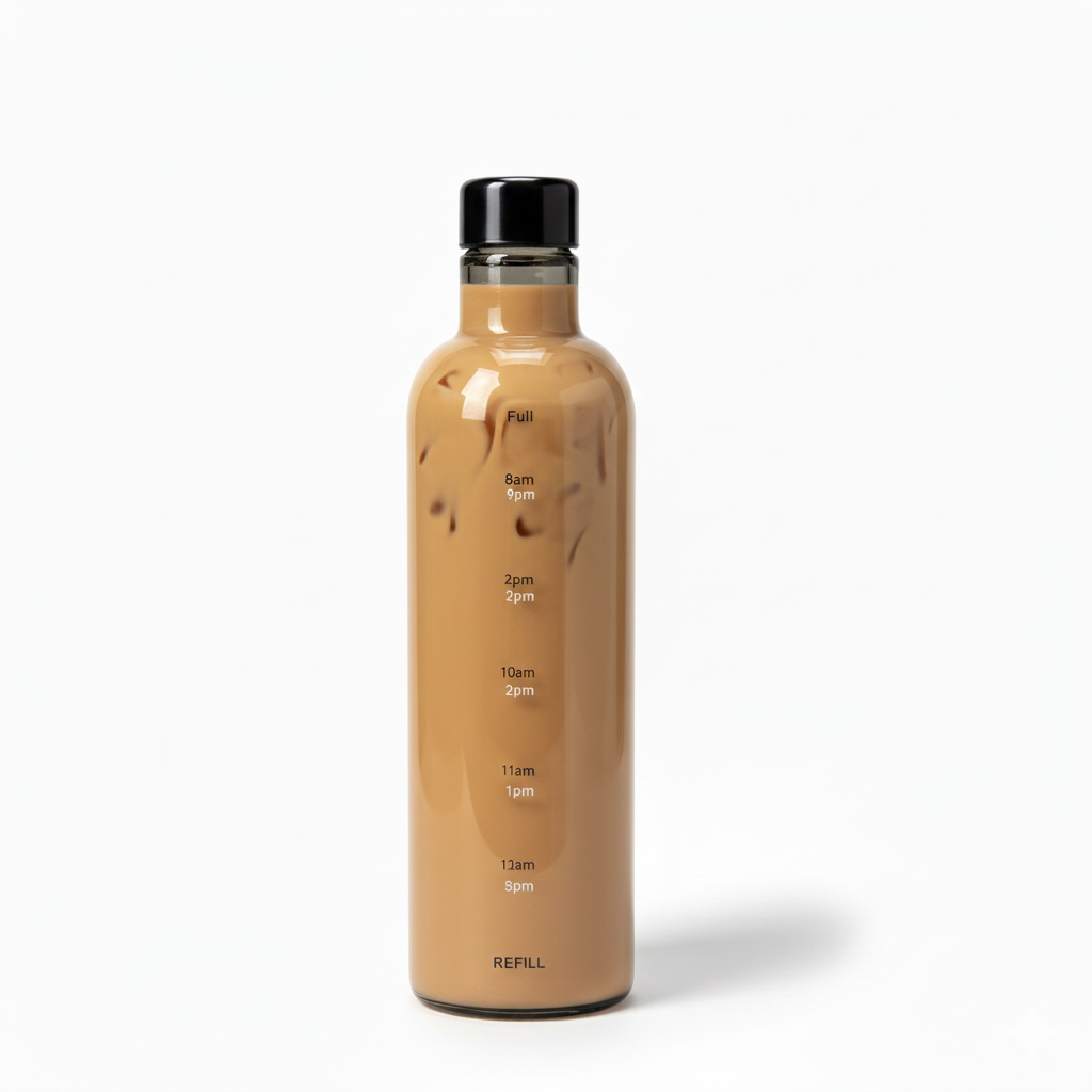 Gourdes en verre graduée