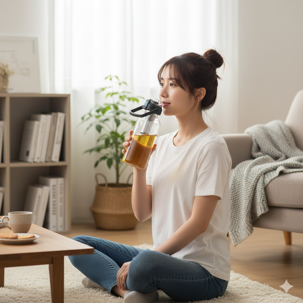 Bouteille Infuseur Thé en Verre - Grande Capacité