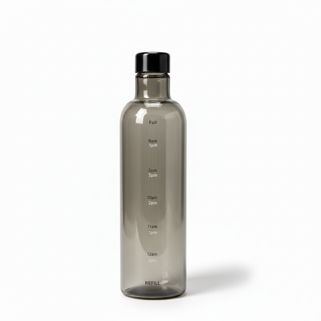 Gourdes en verre graduée