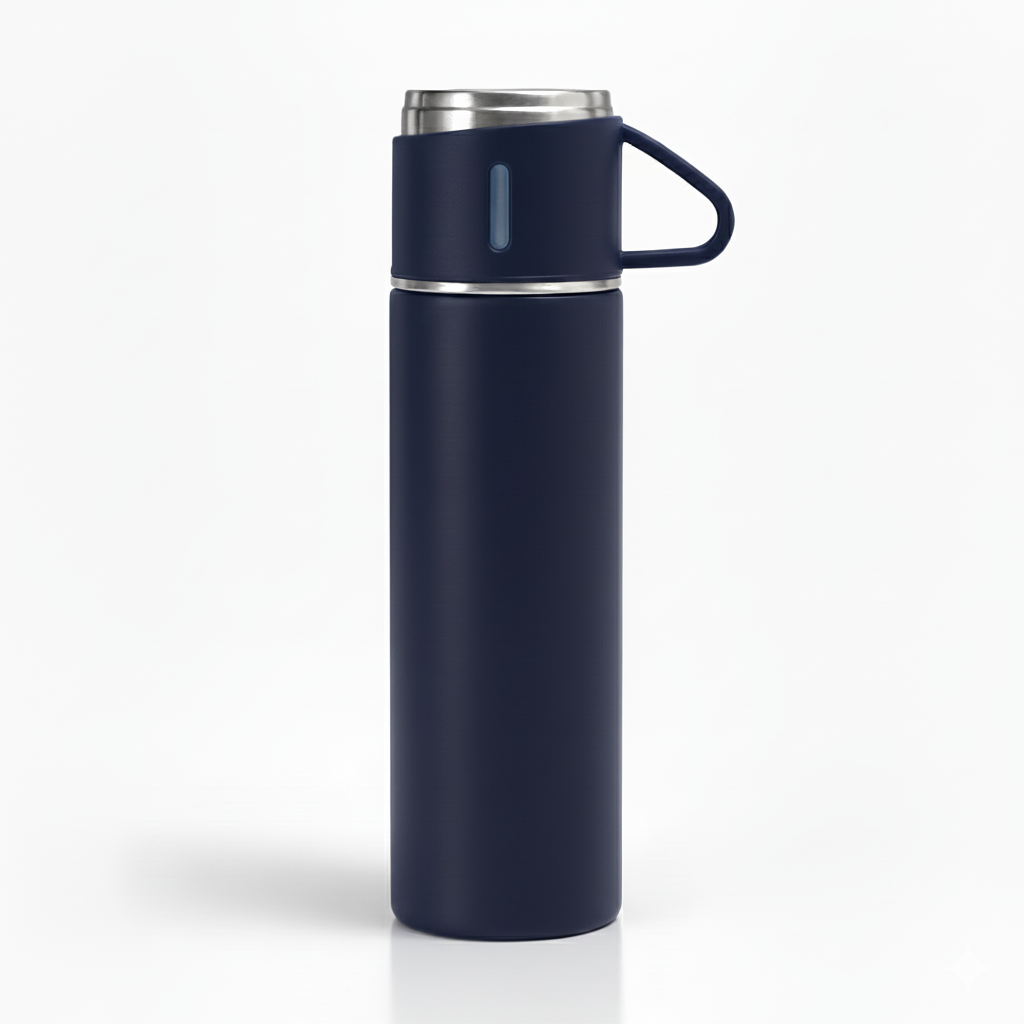 Bouteille Thermos avec Tasse Intégrée - Tissea
