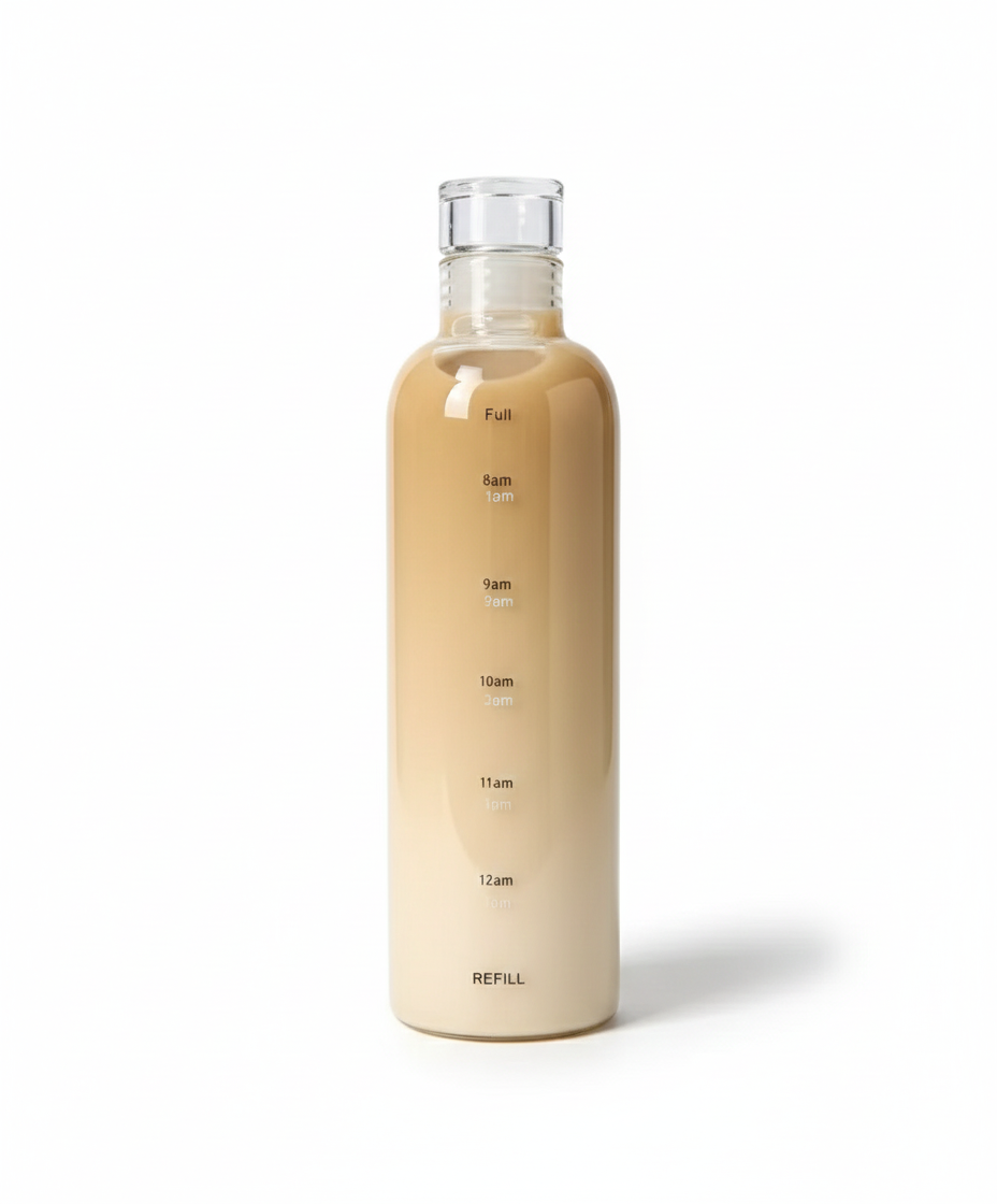 Gourdes en verre graduée