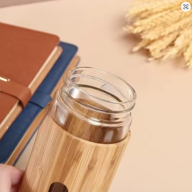 Gourde en Verre Bois - Iconic