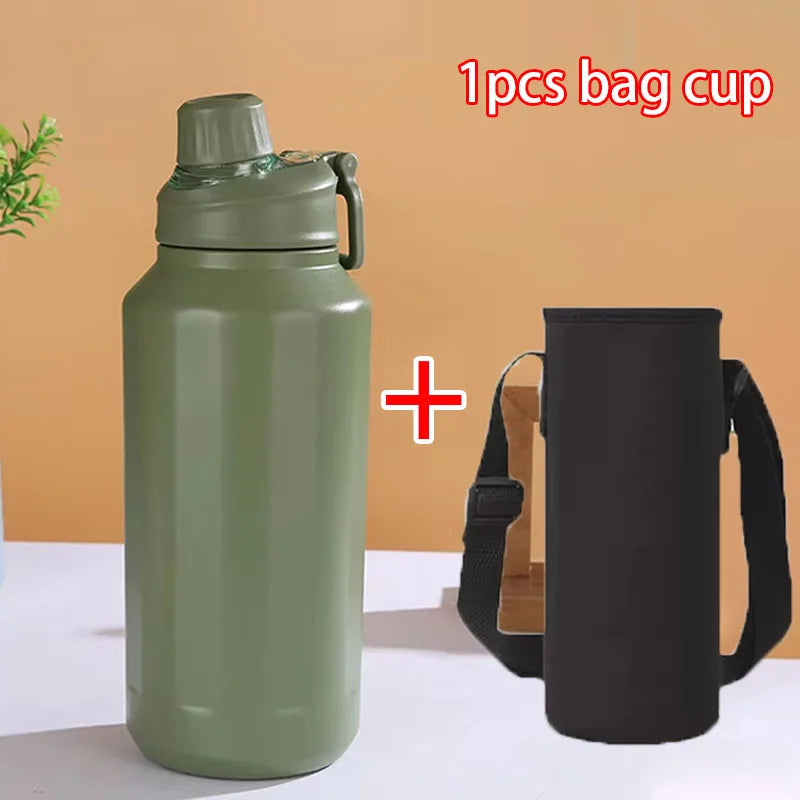 Gourde Isotherme Inox à Bouchon Clipsable – Anti-Fuite & Thermique 24h