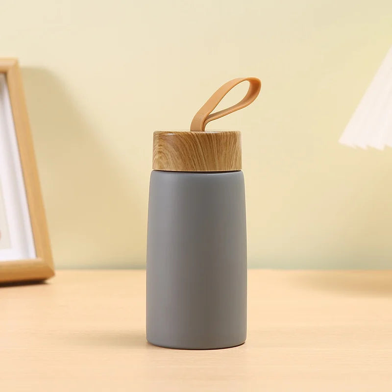 Mini Thermos Isotherme avec Couvercle Bois - Picollo