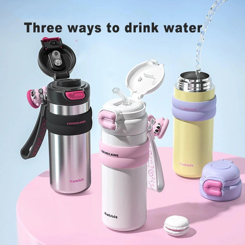 Gourde enfant isotherme antifuite - figurine