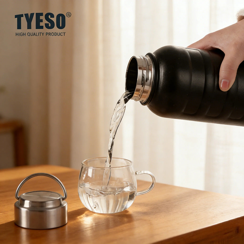 Gourde Thermique Tyeso en Acier Inoxydable – Bouteille Isotherme Sport