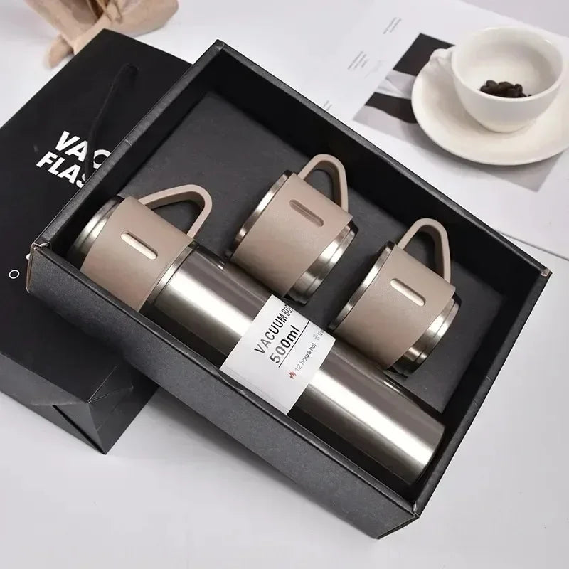 Bouteille Thermos avec Tasse Intégrée - Tissea