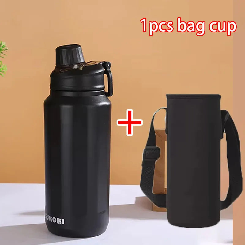 Gourde Isotherme Inox à Bouchon Clipsable – Anti-Fuite & Thermique 24h