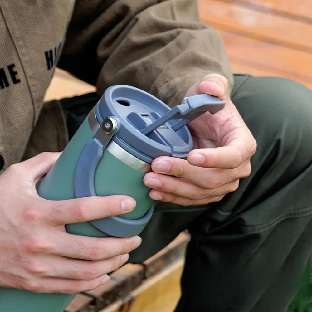 Gourde isotherme avec poignet 900ml - Paradise