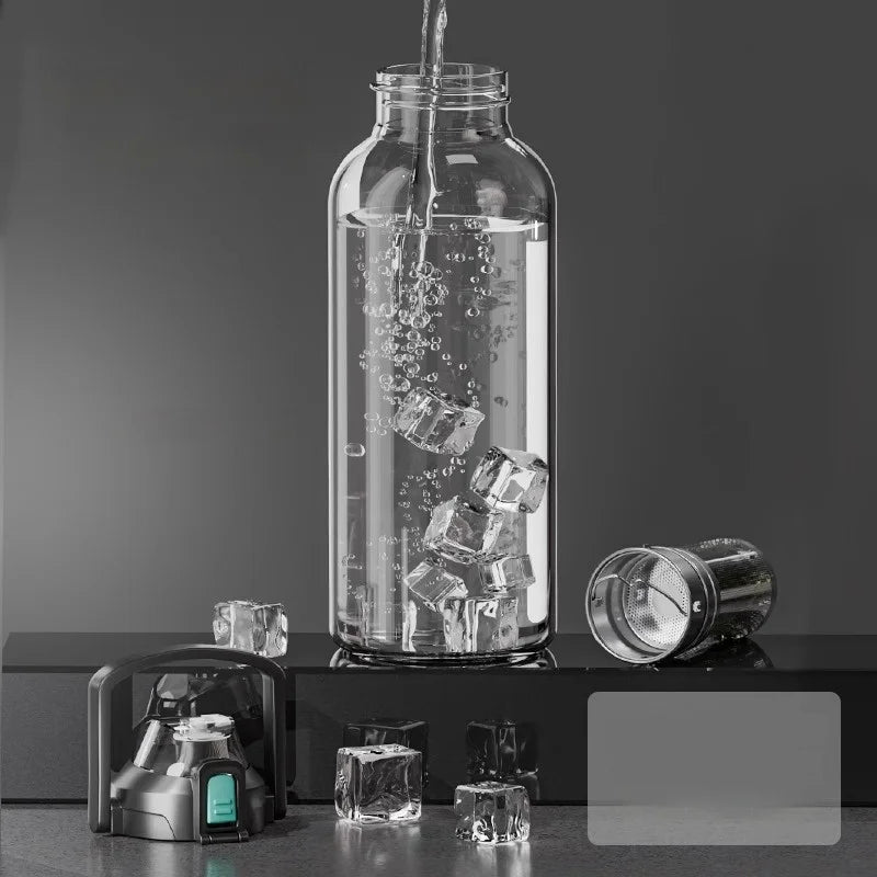 Bouteille Infuseur Thé en Verre - Grande Capacité