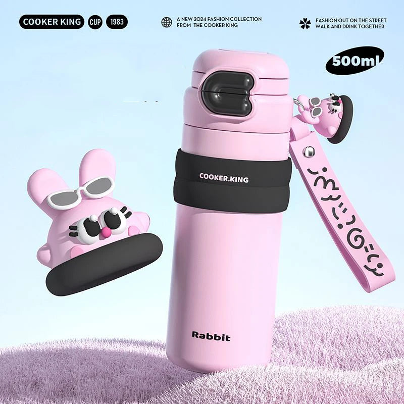 Gourde enfant isotherme antifuite - figurine