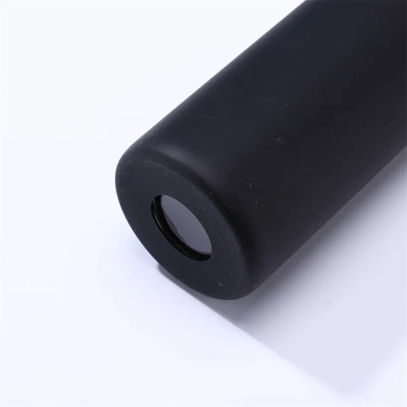 Gourde en Verre Écologique avec Housse Antichoc & Bouchon Bambou