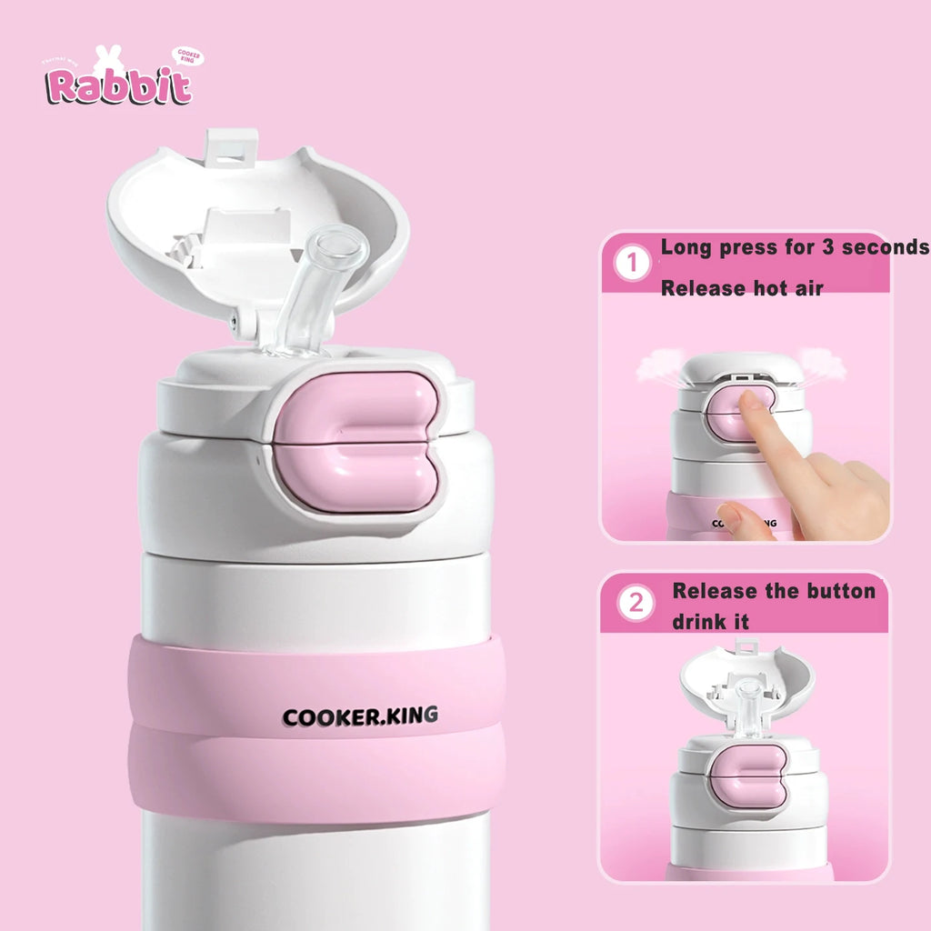 Gourde enfant isotherme antifuite - figurine