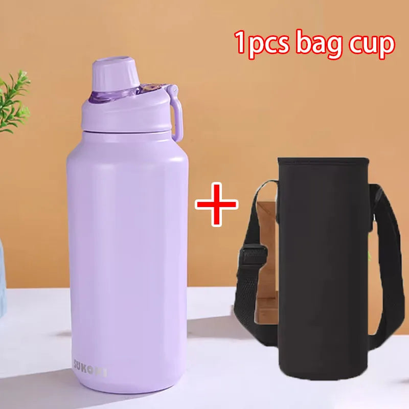 Gourde Isotherme Inox à Bouchon Clipsable – Anti-Fuite & Thermique 24h