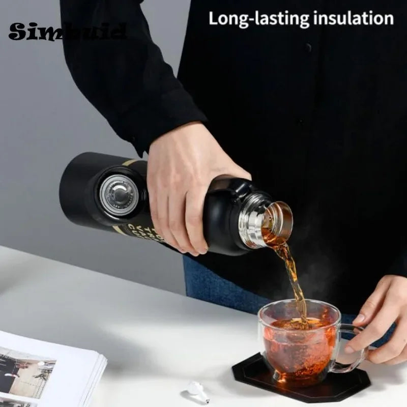 Gourde Thermos Isotherme Inox avec Filtre à Thé – Travel cup