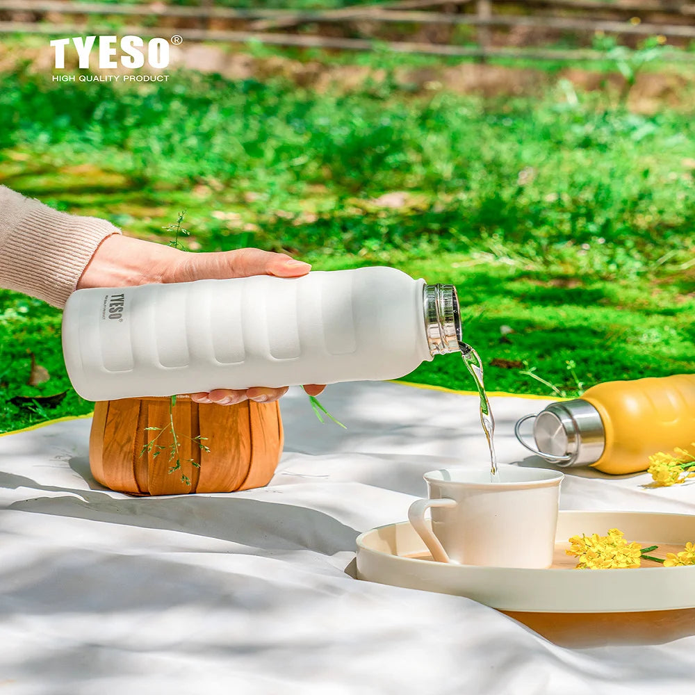 Gourde Thermique Tyeso en Acier Inoxydable – Bouteille Isotherme Sport