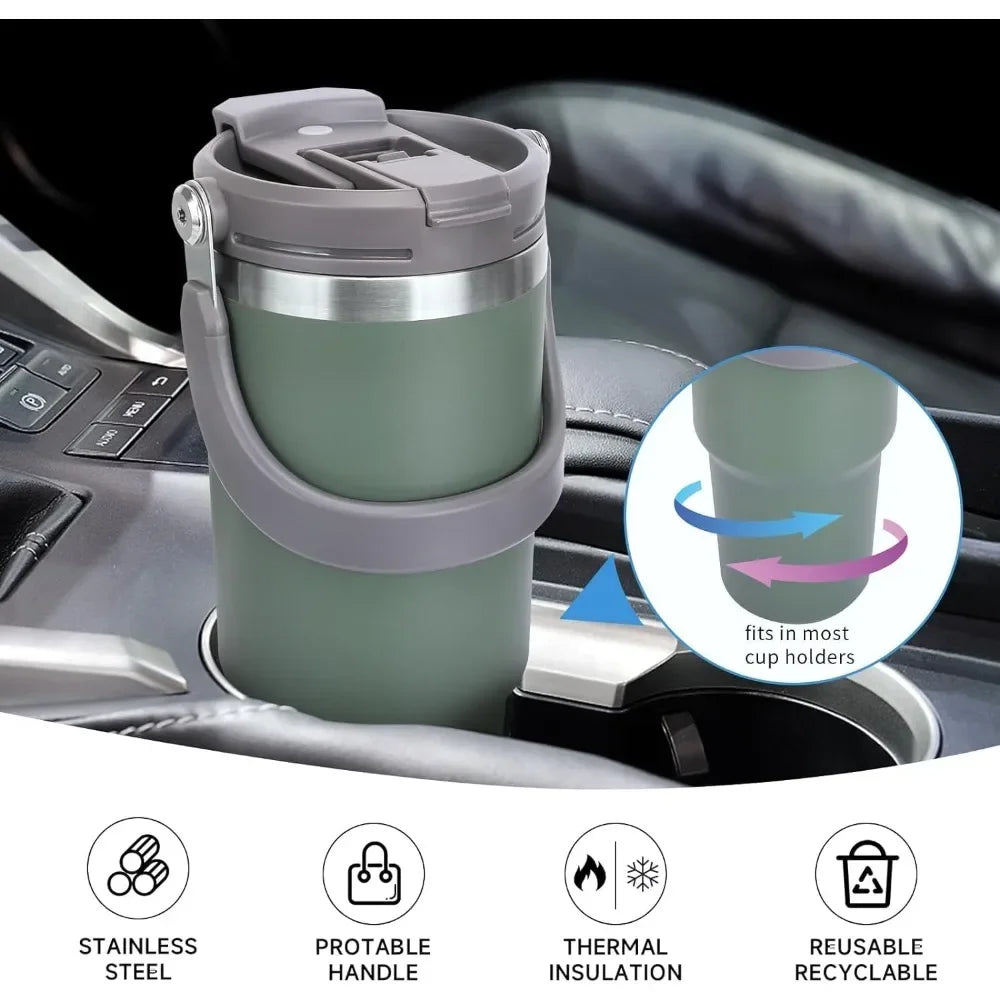 Gourde isotherme avec poignet 900ml - Paradise