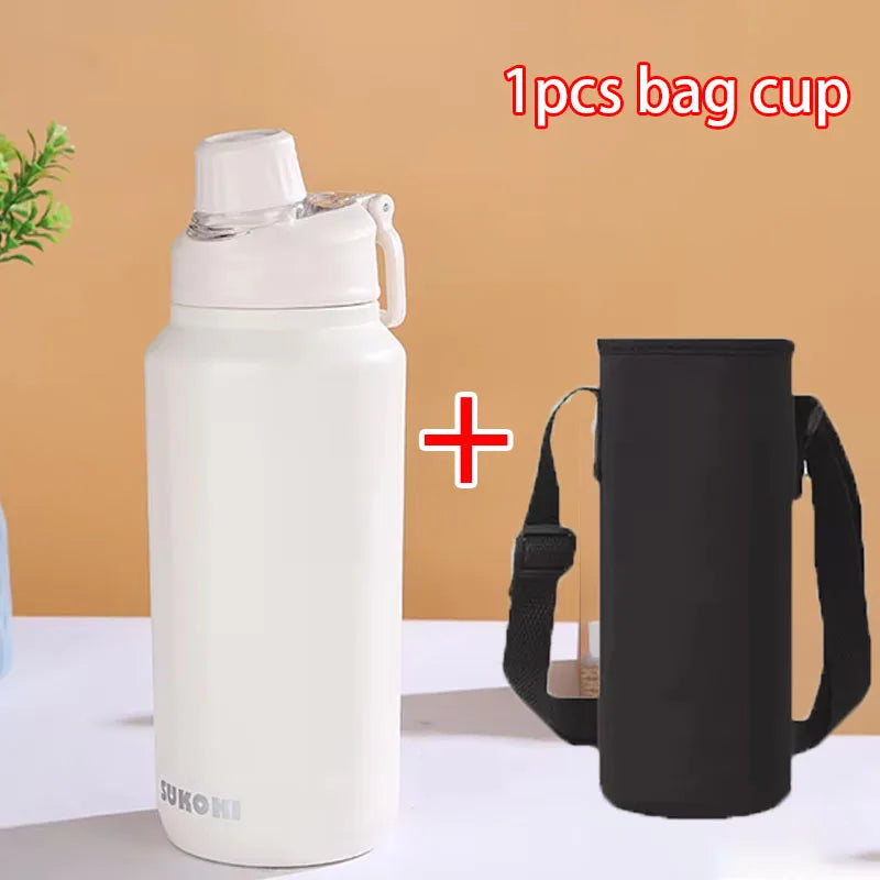 Gourde Isotherme Inox à Bouchon Clipsable – Anti-Fuite & Thermique 24h