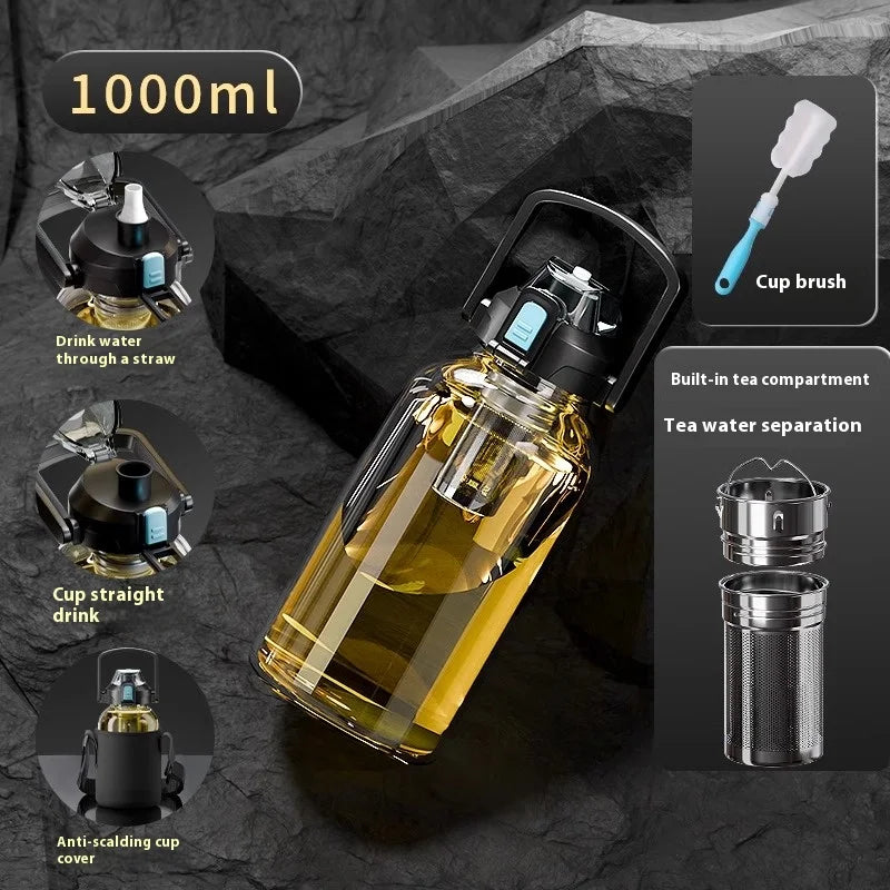 Bouteille Infuseur Thé en Verre - Grande Capacité