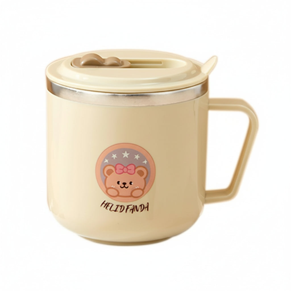 Tasse enfant acier inoxydable - dessin mignon