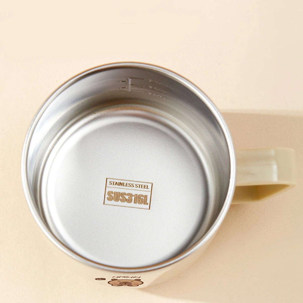 Tasse enfant acier inoxydable - dessin mignon