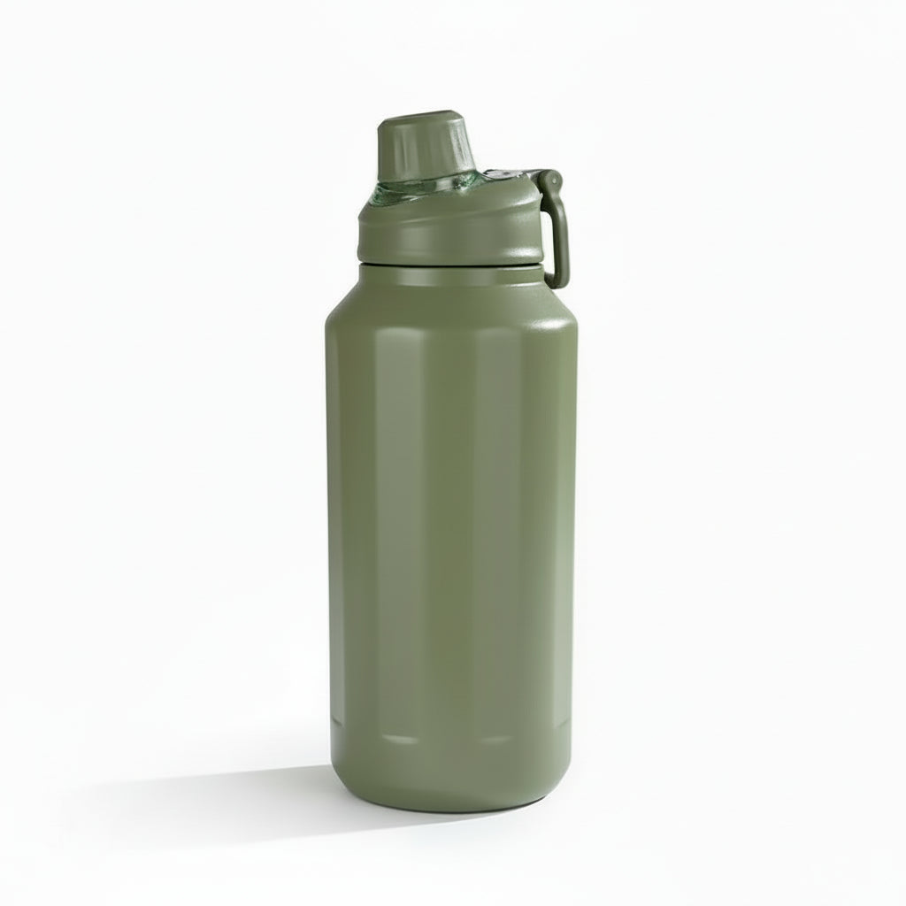 Gourde Isotherme Inox à Bouchon Clipsable – Anti-Fuite & Thermique 24h