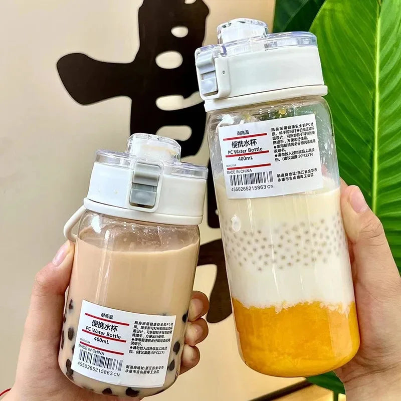 Gourde Transparente Portable - Elégante