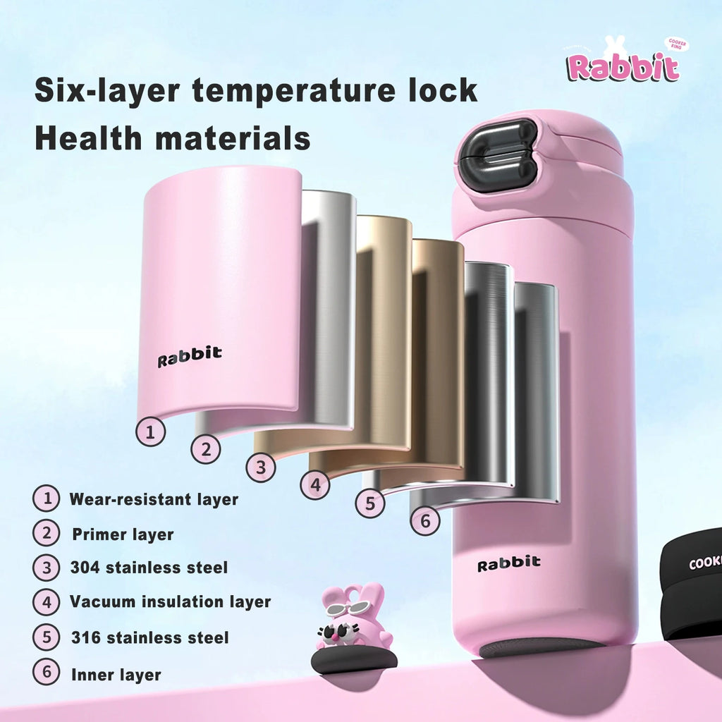 Gourde enfant isotherme antifuite - figurine