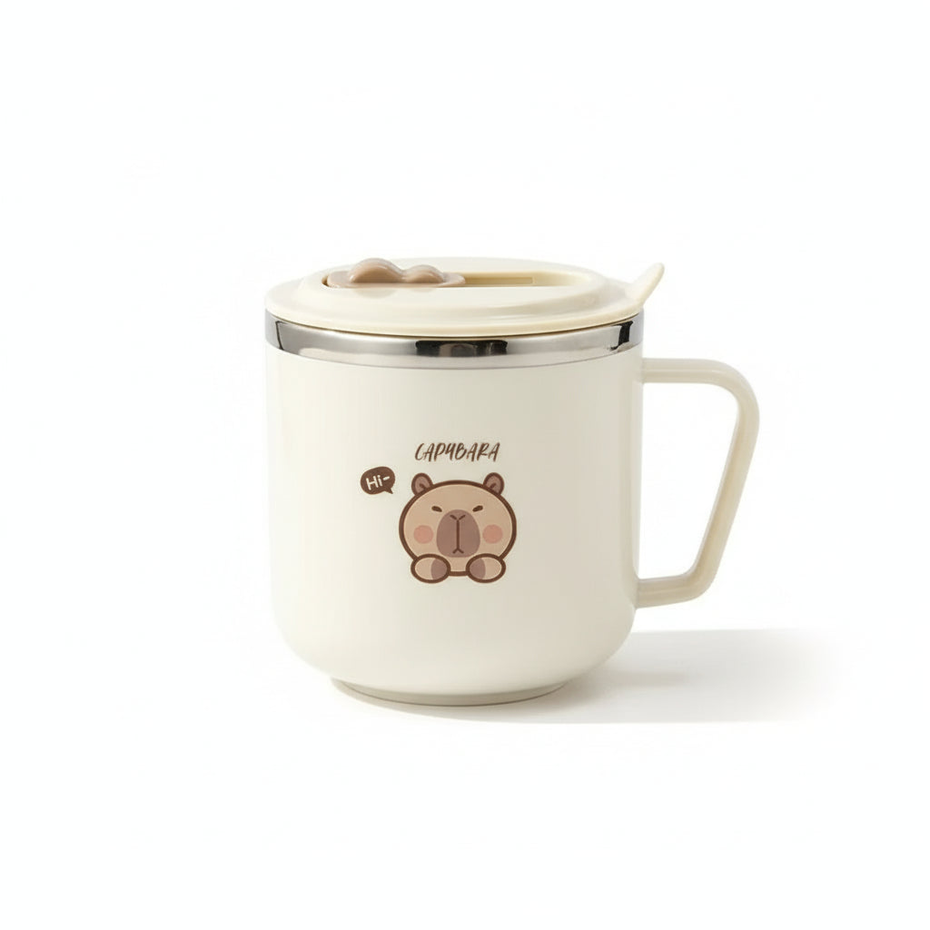 Tasse enfant acier inoxydable - dessin mignon