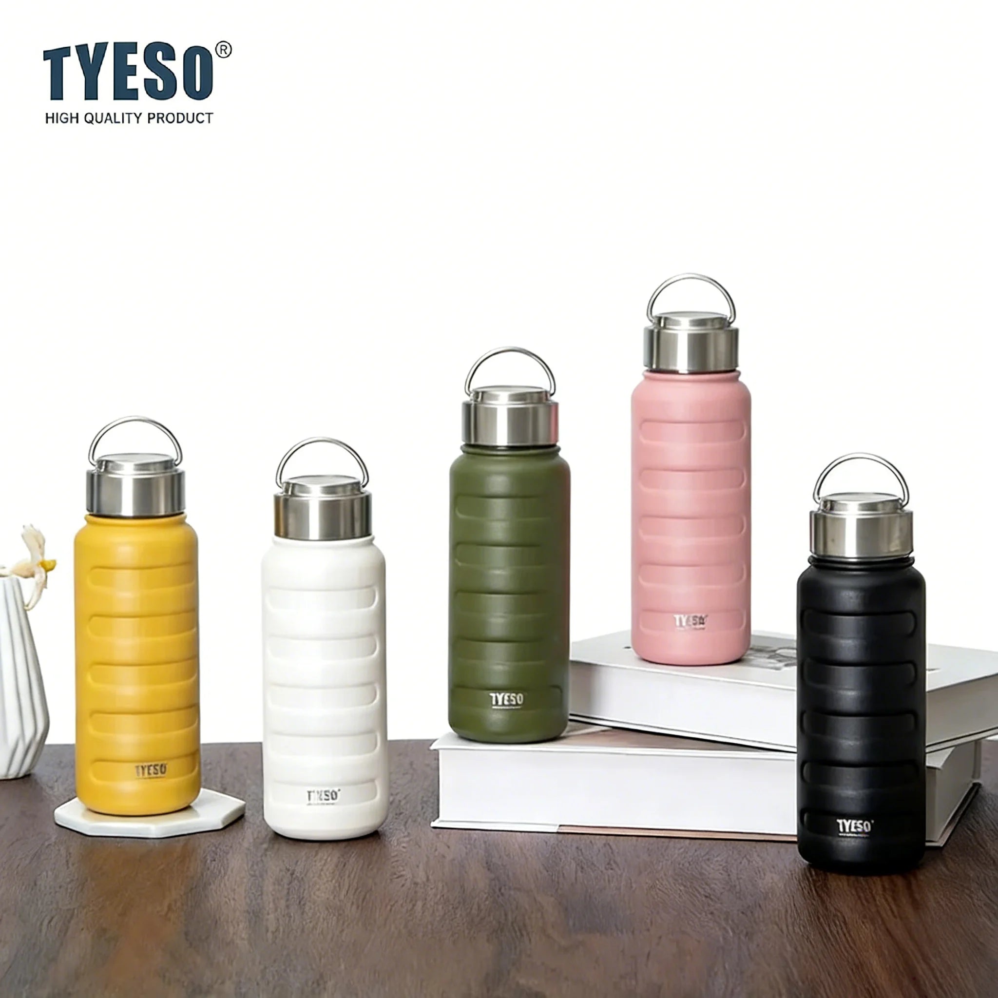 Gourde Thermique Tyeso en Acier Inoxydable – Bouteille Isotherme Sport