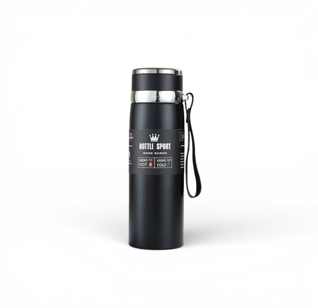 Bouteille Thermos Isotherme 1L – Acier Inoxydable, Garde Chaud & Froid pour Eau, Thé, Café