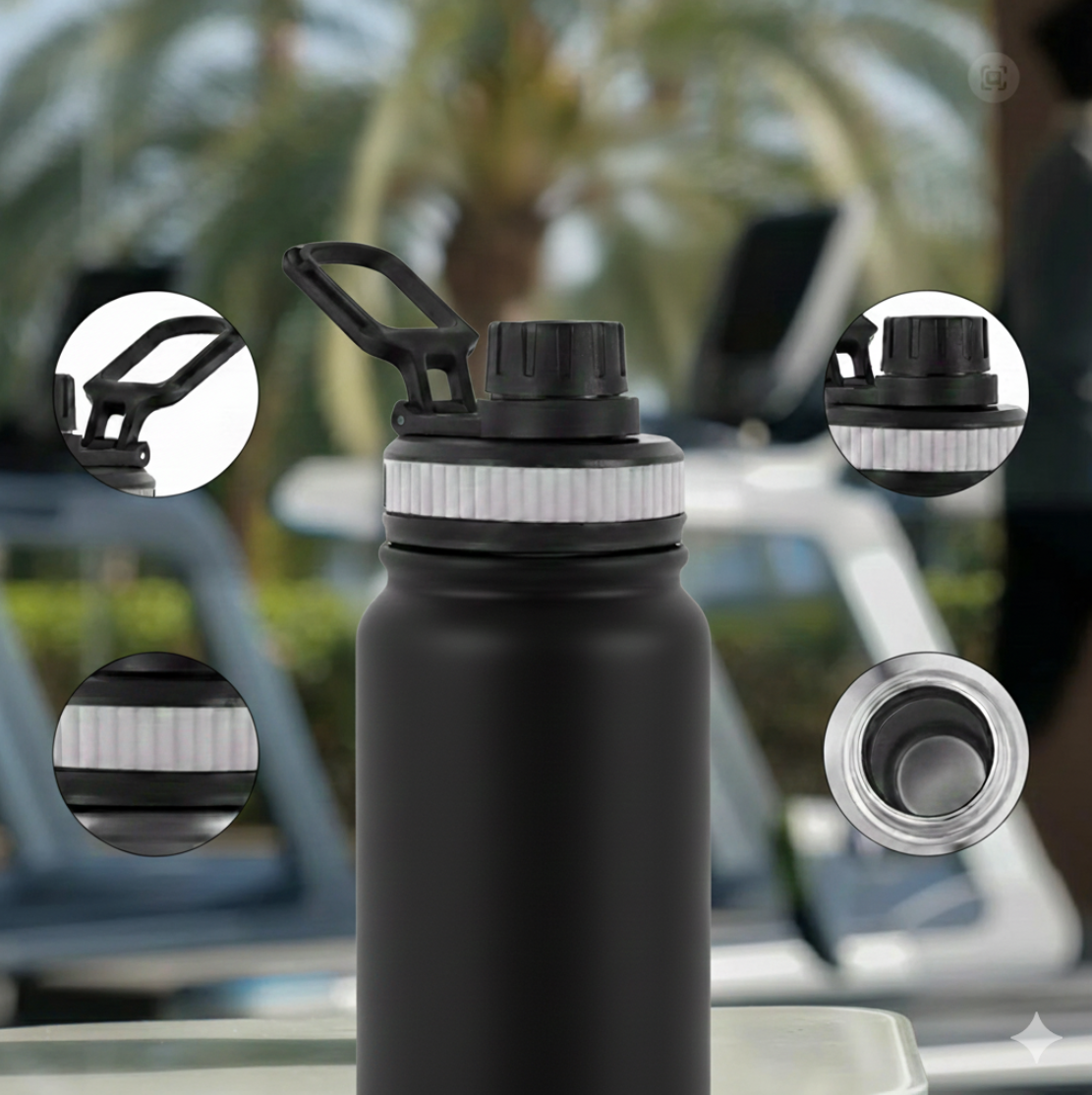 Gourde Sport Isotherme Inox - Inox sport